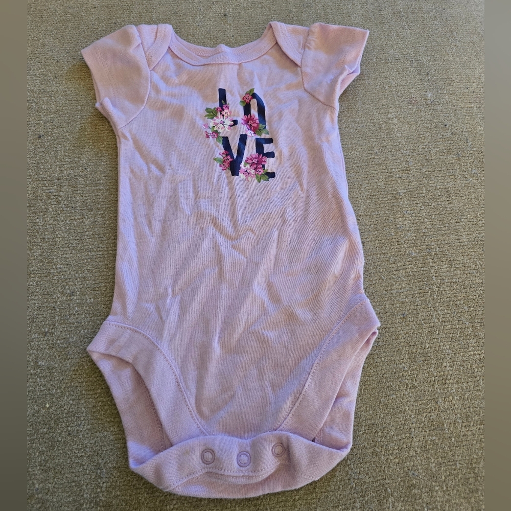 * Bundles 0-3 months love onesie, good condition